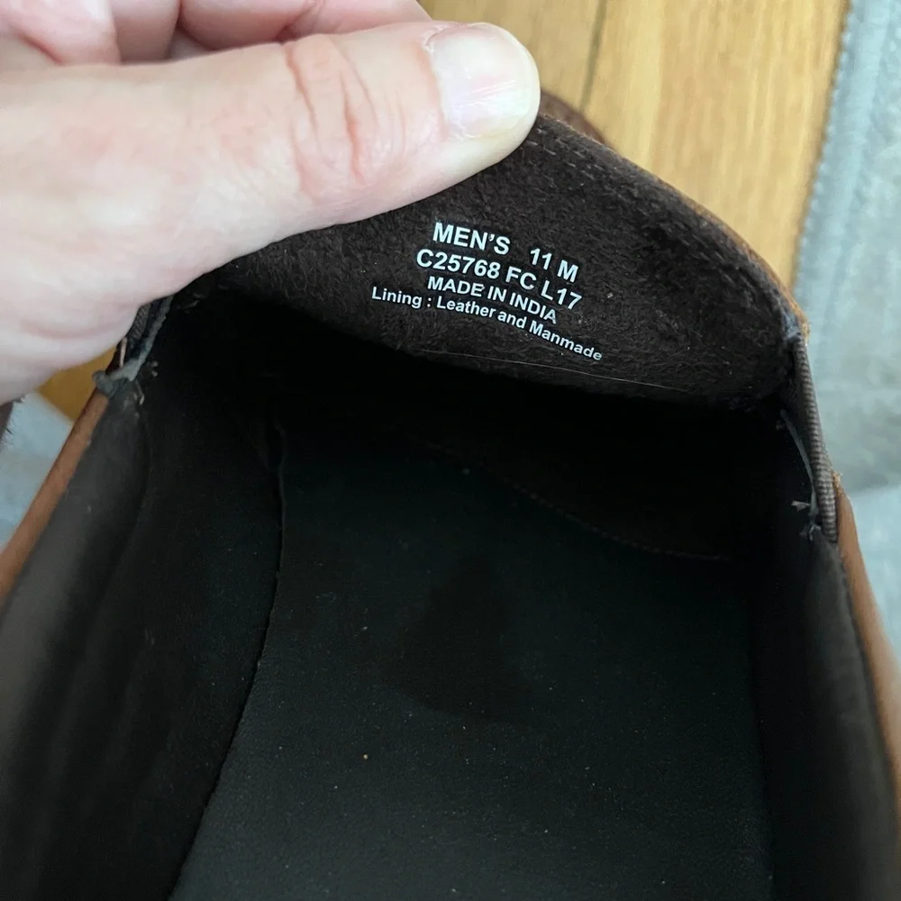 Cole Haan New Harbour Venetian II Slip‎ On Brown Leather Loafers Size 11